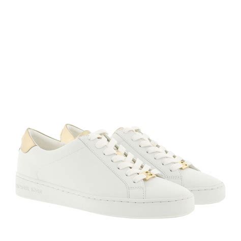 michael kors sneaker damen weiss gold|Mehr.